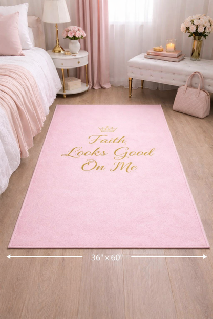 Faith Looks Good On Me™ Area Rug