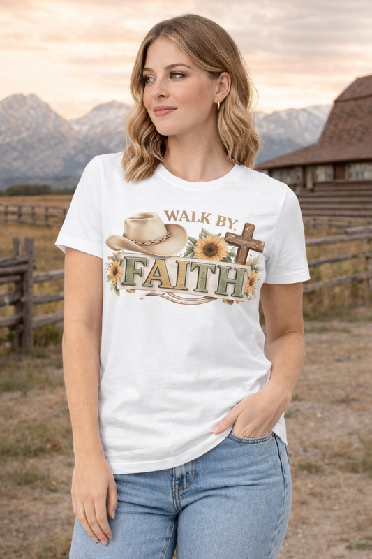 WALK BY FAITH™ Women’s Softstyle T-Shirt