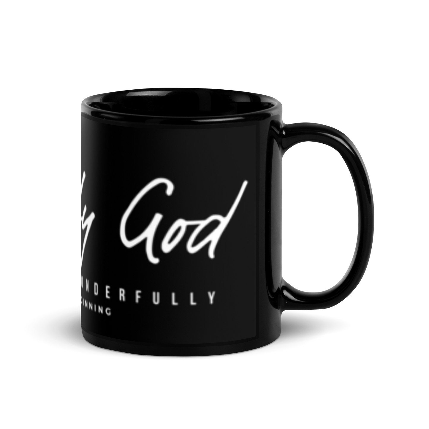 Made by God™ Signature Black Mug